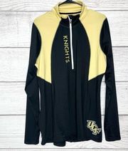 UCF Knights Women's Full Zip Track Jacket Black & Gold Size XL