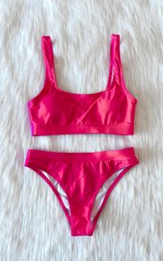 NWOT Pink Bikini Set Size Small