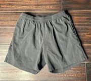 Drawstring waist, cotton shorts, basic casual classic Los Angeles Apparel