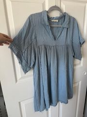 Light Blue Flowy SunDress