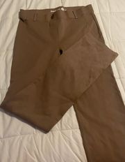 Khaki Business Causal Leggings