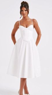 Baby boo Mariella Midi Dress ivory