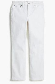 NWT J. Crew Slim Boyfriend Jean All-day Stretch White