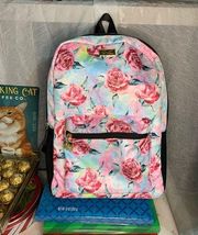 Luv by Betsey Johnson Pink Rose Backpack