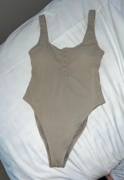 One Piece Ribbed Swimsuit (one Peice