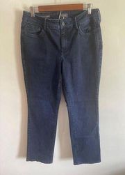 Women's NYDJ Marilyn Straight Jeans - Size 12P Cool Embrace Lift Tuck EUC!