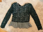 Anthropologie Lace Top