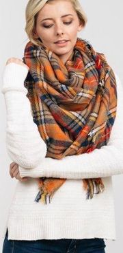 Tartan Plaid Blanket Scarf