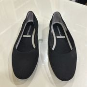 Antonio Melani size 7 black ballet flats. EUC