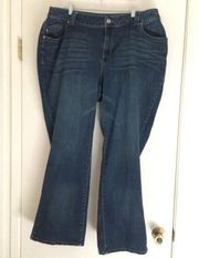 Lane Bryant Distinctly boot cut jeans size 22