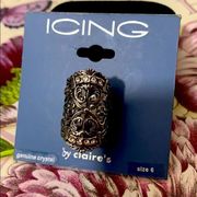 Icing by Claire’s Ring Genuine Crystal size 6