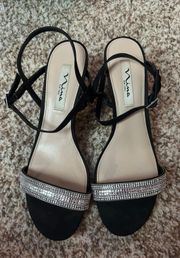 Heels Silver Diamond Heels