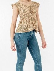 Molly Bracken Bohemian Lace Back Top Cream Underground Clothing size sma…