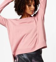 blush pink sweatshirt