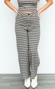 So Charmed Plaid Knit Pants