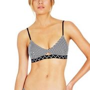 Tigerlily Ozlem Striped Bikini Top nwot