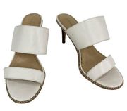 Coach Willa Sandal 3" Heels Off White Chalk 8.5