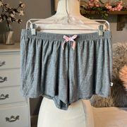 Joe Boxer Pajama Shorts Set of Two Gray Black Comfy Womens Small New