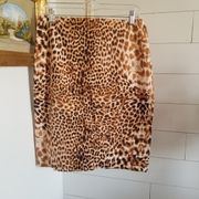 Alex Marie leopard print pencil skirt size 10