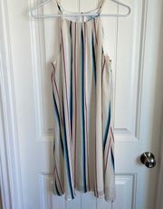 NWT She + Sky Multicolor stripe shift dress SMALL