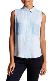 Mila Cutoff Light Shadow Top