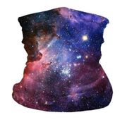 New in Package Unisex Galaxy Space Neck Gaiter Mask Buff Headband