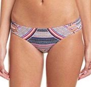 Red Carter Coral Aztec Bikini Bottom M