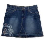 Disney Pirates Of The Caribbean Denim Skirt