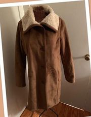 🧥Talbots Faux Suede Coat🧥, NWOT