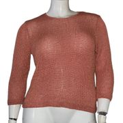Coral Crew Neck Sweater