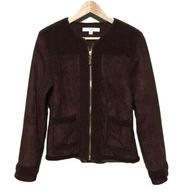 GORGEOUS Liz Claiborne faux suede jacket size XS extra small