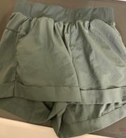 Green Athletic Shorts 