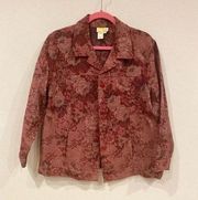 Coldwater Creek Tapestry Jacket Size Large EUC