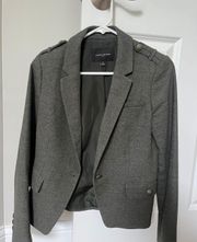 Blazer dark green/grey wash