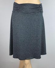 Tranquility by Colorado Black Gray A Line Skirt S