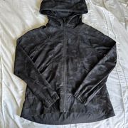 Lululemon  Black Camo Pack It Up Jacket