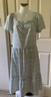 Med  Floral SS Dress