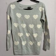 Express Oversized Heart Pullover Sweater