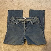 Fashion Bug Rodeo Vintage Denim Boot Cut Jeans- Size 3 Short