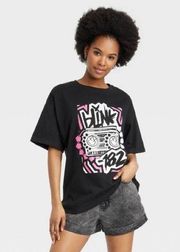 Blink 182 Oversized Short Sleeve Graphic T-Shirt - nwt Black Small
