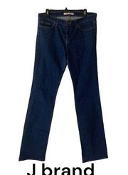 J brand womens size 32 tall x 36 length straight leg jeans blue regular casual b