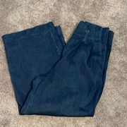 A New Day Paper-bag waisted gaucho style Jeans Size 6