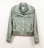 Marrakech MCMCC Morrison Bomber Moto Evereve Green Jacket