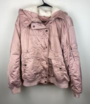 American Eagle Outfitters Blush Puffer Jacket