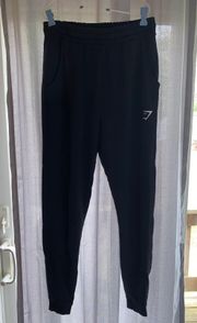 High Waisted Joggers Slim Fit Black