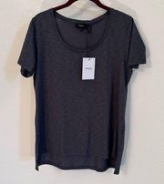 NWT Theory Atmos Light T-Shirt, Slate Grey, Size L