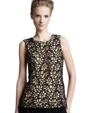 Neiman Marcus for Target Lela Rose Lace Top M