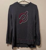 Peloton Women’s Modern Side Slit Weekender Top Sweatshirt Small‎