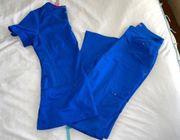 Blue Scrub Set