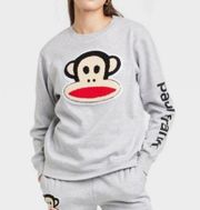 Paul Frank Julius Crew Neck Preppy Logo Sweatshirt S/XS